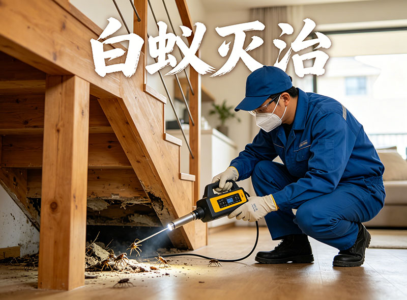 东海白蚁灭治服务｜专业消杀，筑牢建筑安全防线